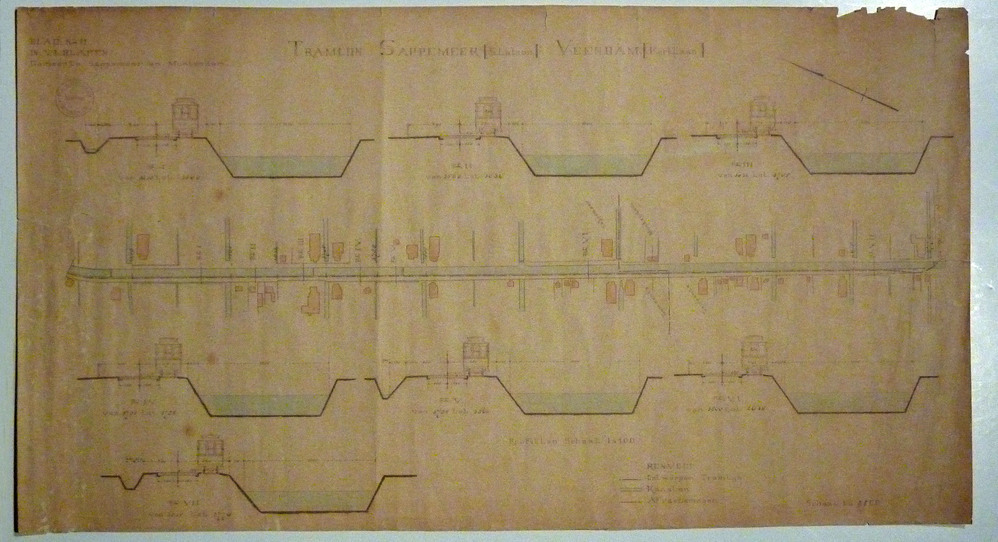 tramlijn Sappemeer (Station ) Veendam (Kerklaan ) blad 2
